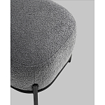 Пуф Стоун букле Fluffy темно-серый варинант исполнения - 3 | Loft Concept в Брянске