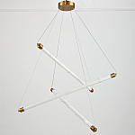 Светодиодная люстра Trumpet Tube Brass  варинант исполнения - 4 | Loft Concept в Брянске