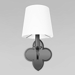 Бра с белым текстильным абажуром и фигурным основанием с зеркальной вставкой Vitorino варинант исполнения - 12 | Loft Concept в Брянске
