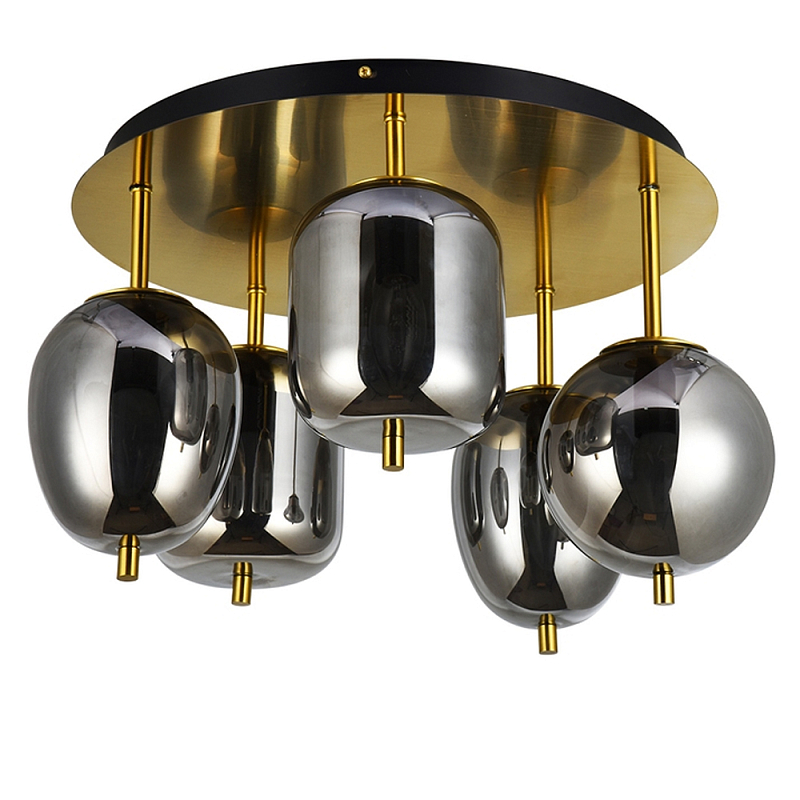 Потолочная люстра Lamp Phenix Серый Медь Потолочная люстра Lamp Phenix Серый Медь в Брянске | Loft Concept