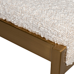 Стул барный букле бежевый с каркасом цвета матовое золото Tactility варинант исполнения - 3 | Loft Concept в Брянске