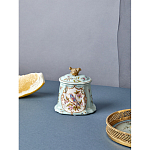 Шкатулка голубого цвета с рисунком и состаренным эффектом Eden Garden варинант исполнения - 7 | Loft Concept в Брянске