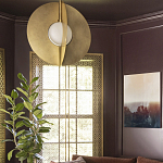 Подвесной светильник в форме золотых дисков Minimalist Lighting Fixture варинант исполнения - 3 | Loft Concept в Брянске