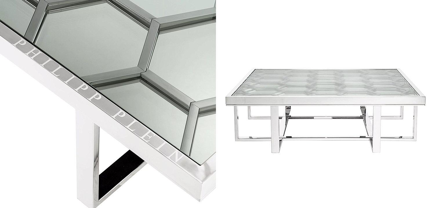 Кофейный стол Philipp Plein Coffee Table Skeleton Chrome Кофейный стол Philipp Plein Coffee Table Skeleton Chrome - Loft-Concept в Брянске