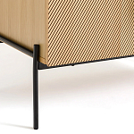 Шкаф с геометрическим рисунком на дверцах Anders Light Wood варинант исполнения - 6 | Loft Concept в Брянске