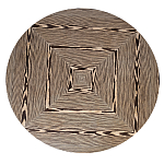 Столик журнальный круглый с полосатым узором Zebroids варинант исполнения - 7 | Loft Concept в Брянске