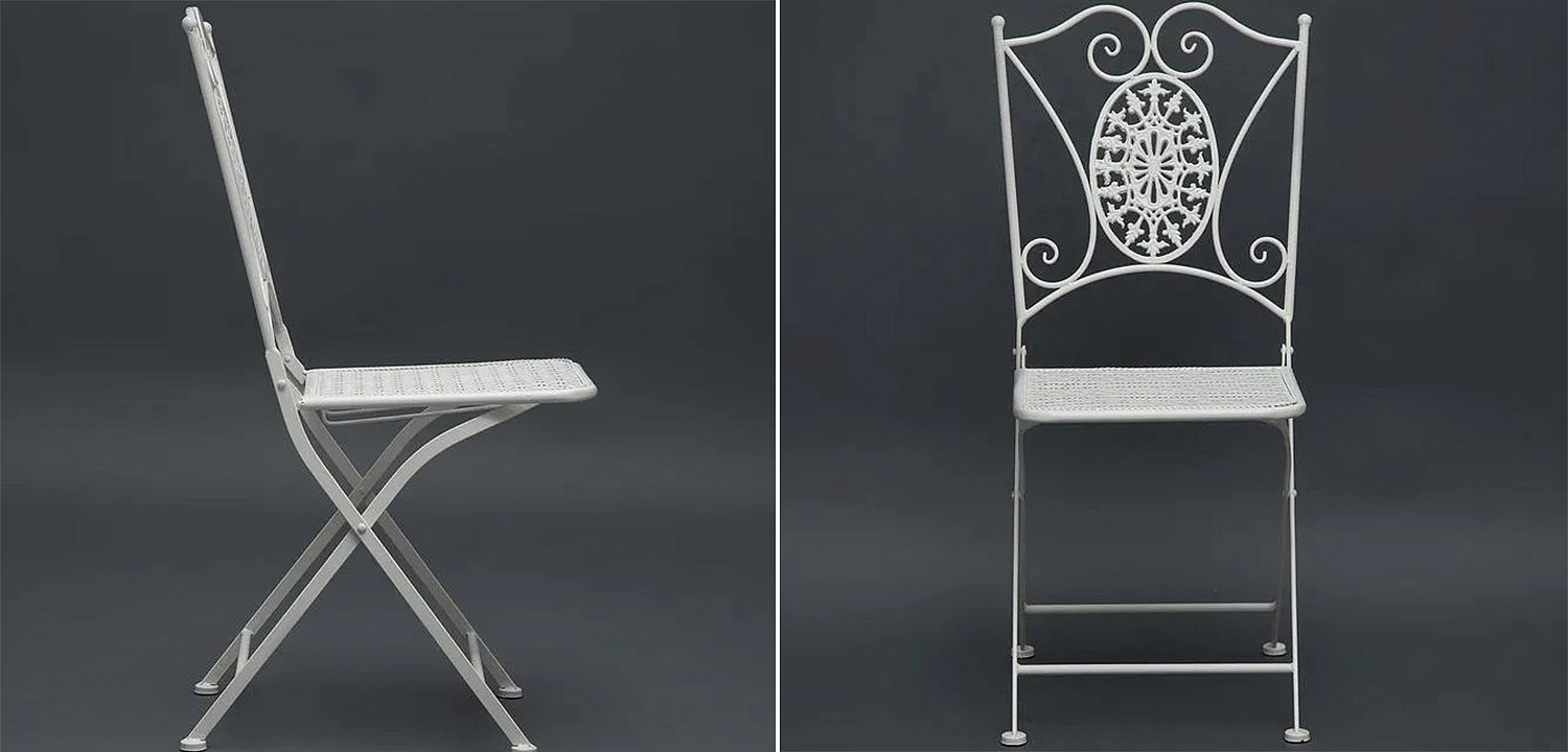 Стул Forged Patterns Eline White Стул Forged Patterns Eline White - Loft-Concept в Брянске