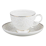 Чайный сервиз белого цвета из фарфора на 6 персон 15 предметов Floral Charm варинант исполнения - 1 | Loft Concept в Брянске