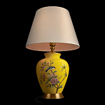 Настольная лампа желтая с изображением птиц Slip Away варинант исполнения - 10 | Loft Concept в Брянске