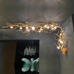 Потолочный светильник с настенным креплением в виде дерева Escape of Light варинант исполнения - 1 | Loft Concept в Брянске