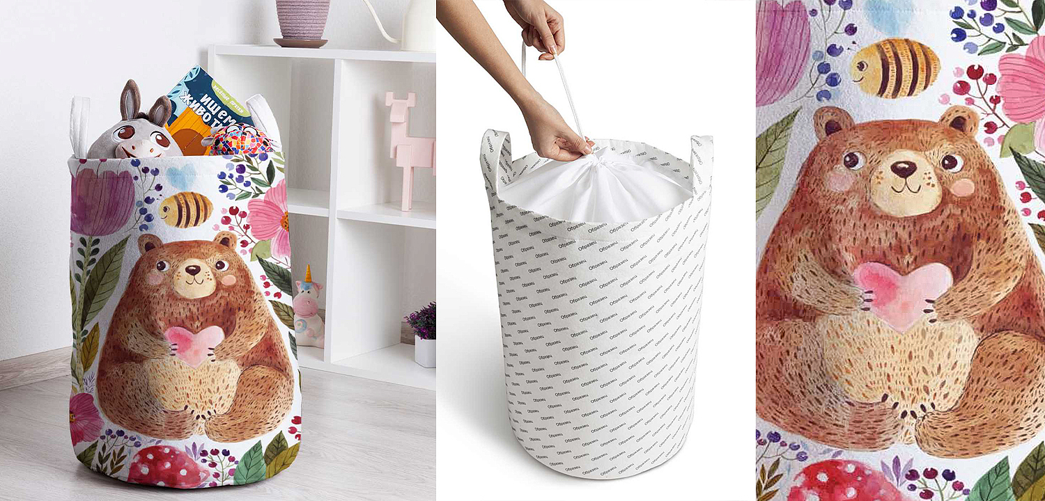 Корзина Love Bear Basket Корзина Love Bear Basket - Loft-Concept в Брянске
