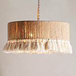 Люстра круглая плетеная с кисточками Solar Glow варинант исполнения - 9 | Loft Concept в Брянске