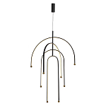 Люстра подвесная с дугообразными изогнутыми элементами Luke Lampco Tracer Lamp варинант исполнения - 5 | Loft Concept в Брянске