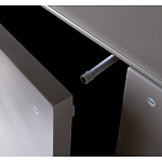 Комод со стеклянной столешницей и с выдвижными ящиками Minimalist Accent варинант исполнения - 4 | Loft Concept в Брянске