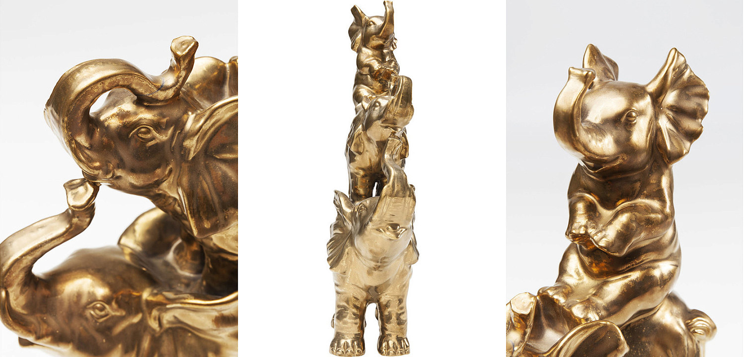 Статуэтка Family of Golden Elephants Статуэтка Family of Golden Elephants - Loft-Concept в Брянске