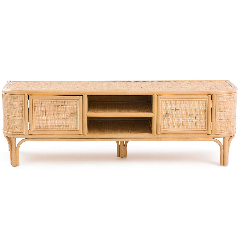 ТВ-тумба из плетеного ротанга Simone Rattan TV Stand  в Брянске | Loft Concept 