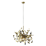 Подвесной светильник с металлическими круглыми элементами Terzani Argent варинант исполнения - 6 | Loft Concept в Брянске