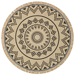 Ковер круглый из комбинированного состава Fantasy варинант исполнения - 1 | Loft Concept в Брянске