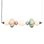 Подвесной светильник линейный с керамическими элементами 24W LED Fragrant Light варинант исполнения - 2 | Loft Concept в Брянске