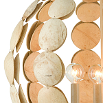 Люстра в форме шара с декором из круглых декоративных элементов Texture Discs варинант исполнения - 1 | Loft Concept в Брянске