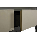 Консоль тёмно-коричневого цвета с 2-мя ящиками Gladstone варинант исполнения - 4 | Loft Concept в Брянске