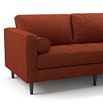 Мебельная ткань Шенилл терракотовый цвет 138 см T4-44 варинант исполнения - 1 | Loft Concept в Брянске