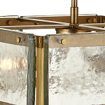 Потолочный светильник квадратный из толстого литого стекла Cast Glass варинант исполнения - 2 | Loft Concept в Брянске