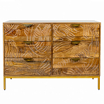 Комод с выдвижными ящиками и фактурным фасадом Termite варинант исполнения - 1 | Loft Concept в Брянске