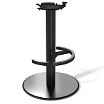 Барный стул вращающийся со спинкой Бежевый Велюр Vendramin Chair варинант исполнения - 4 | Loft Concept в Брянске