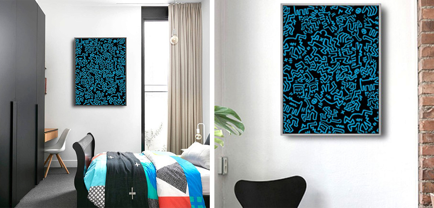 Постер Keith Haring 7 Постер Keith Haring 7 - Loft-Concept в Брянске