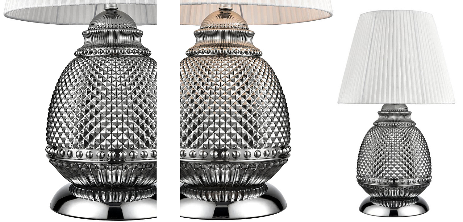 Настольная лампа Gloria Chrome Table Lamp Настольная лампа Gloria Chrome Table Lamp - Loft-Concept в Брянске