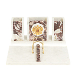 Настольный письменный набор из мрамора и креноида с гербом России Marble Accessory варинант исполнения - 1 | Loft Concept в Брянске