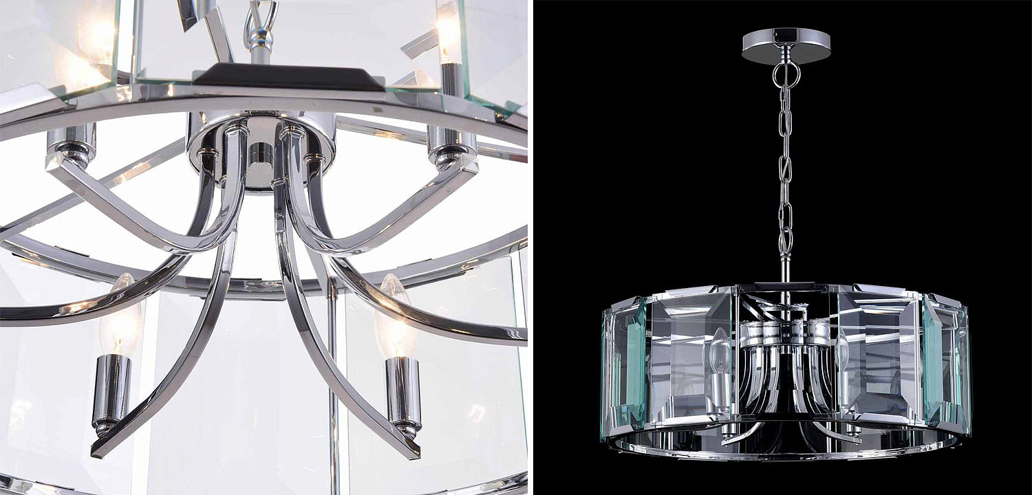 Люстра Harlow Crystal Round Chandelier chrome 6 Люстра Harlow Crystal Round Chandelier chrome 6 - Loft-Concept в Брянске