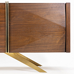 ТВ-тумба в цвете американский орех Introduce варинант исполнения - 4 | Loft Concept в Брянске