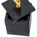 Мраморная шкатулка с бюстом из металла KELLY WEARSTLER варинант исполнения - 5 | Loft Concept в Брянске