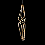 Подвесной светильник с декоративными элементами в виде кристаллов Smooth Shine варинант исполнения - 2 | Loft Concept в Брянске