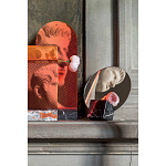 Настольное дизайнерское зеркало Poltronova Vanitas Rosso Franci Mirror and Photo Holder варинант исполнения - 4 | Loft Concept в Брянске