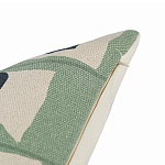 Подушка декоративная зеленого цвета с геометрическим рисунком Divine Abstractions варинант исполнения - 3 | Loft Concept в Брянске