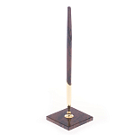 Ручка шариковая на подставке из натурального камня Обсидиан Stone Pens варинант исполнения - 2 | Loft Concept в Брянске