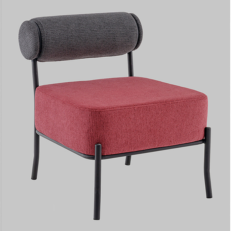 Кресло Ponpoun тёмно-серый бордо Красный Черный Серый в Брянске | Loft Concept 