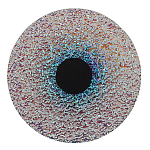 Бра круглое стеклянное с морозным эффектом Heterochromia варинант исполнения - 2 | Loft Concept в Брянске