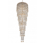 Люстра многоярусная каскадная с хрустальными подвесками Roul Crystal Light варинант исполнения - 6 | Loft Concept в Брянске