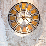 Часы настенные из металла в стиле лофт Clock with History варинант исполнения - 2 | Loft Concept в Брянске