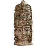 Арт-объект на стену Маска из массива акации Acacia Mask варинант исполнения - 4 | Loft Concept в Брянске