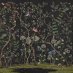 Обои ручная роспись St Laurent Casino metallic silk варинант исполнения - 2 | Loft Concept в Брянске