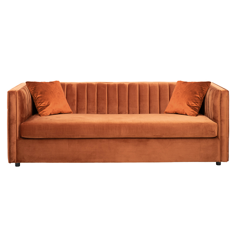 Диван Claire Sofa Терракотовый Диван Claire Sofa Терракотовый в Брянске | Loft Concept