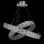 Люстра на 2 кольца с текстурной огранкой Reflection of Reality варинант исполнения - 1 | Loft Concept в Брянске