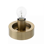 Настольный светильник с плафоном из затемненного стекла с рельефным узором Glass lampshade with Relief Pattern варинант исполнения - 2 | Loft Concept в Брянске