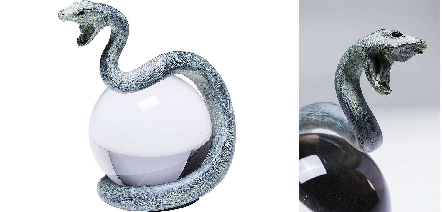 Статуэтка Змея на прозрачном шаре - Loft-Concept в Брянске