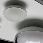 Потолочный светильник овальной формы белого цвета с 4-мя лампами Lunar Pebbles варинант исполнения - 11 | Loft Concept в Брянске